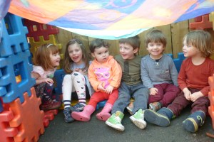 Here we are in the 3 Bears Cottage that we made together. We are all having such fun with our project on Bears. Some of our activities have included making shopping lists for our teddy bears picnic and mask making.