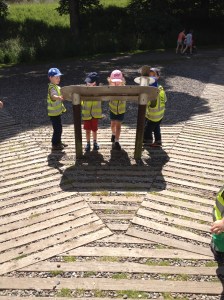 This is us learning to find information about things that interest us about the castle.